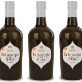 ITALIE: HUILE D&rsquo;OLIVE DE SUPERBE QUALITE, culture bio-dynamique, pressée à froid, de l&rsquo;Antica Tenuta Pietramore (Abruzzo)! – 3 bts. x 0,5 litres.