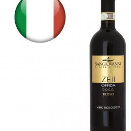 ITALIE: Marche. TENUTA SANGIOVANNI, Zeii 2012, Offida DOCG Rosso. Vin bio-végan!